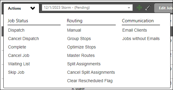 Snow Dispatch Board Overview