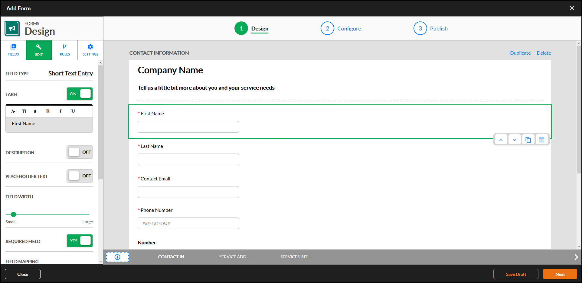 V3: Edit a Form