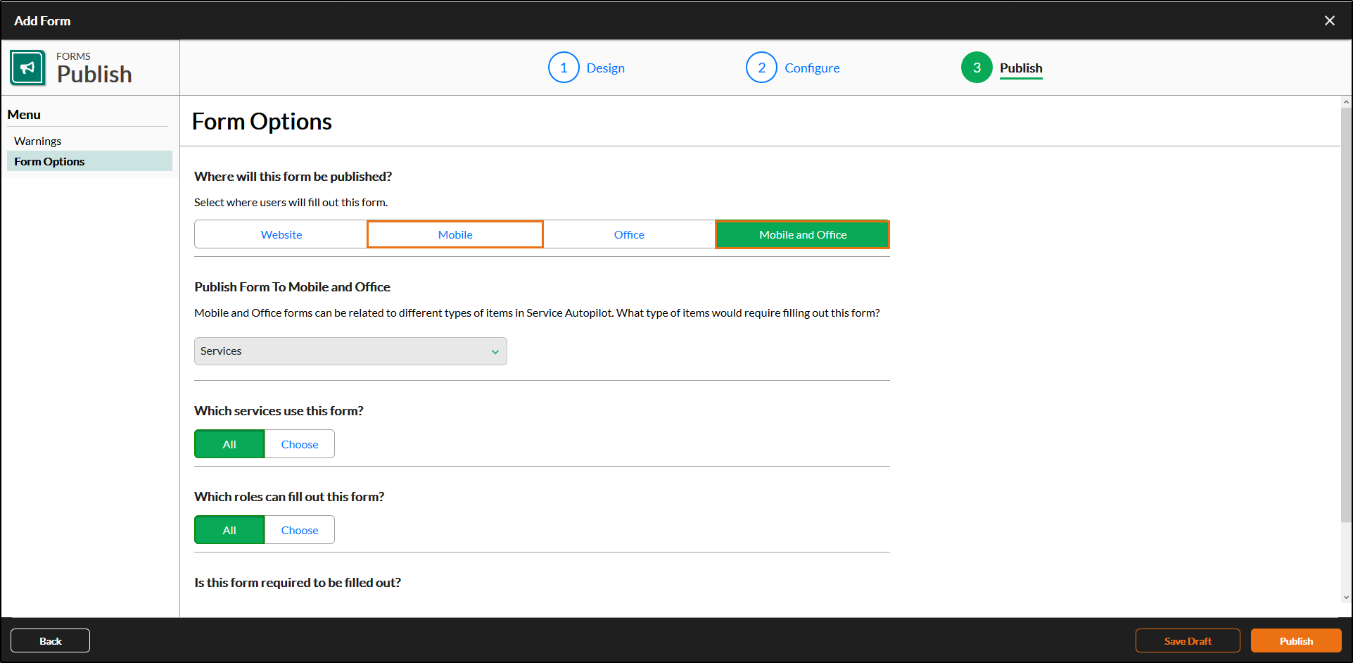 V3: Forms on the Team App