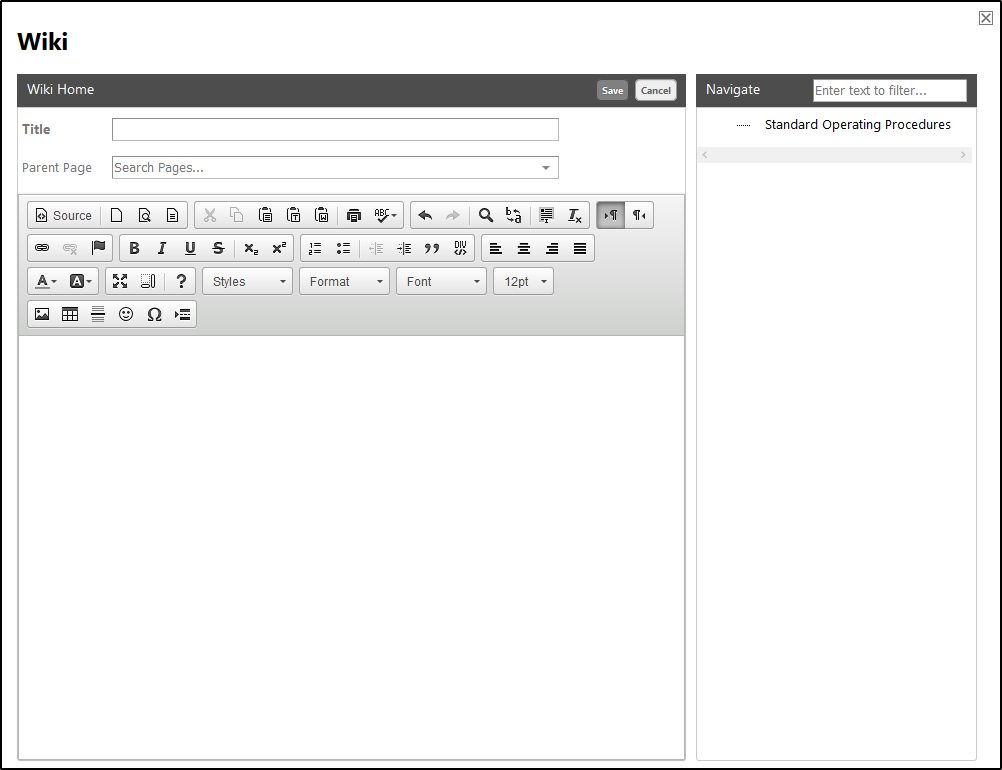 Wiki Pages