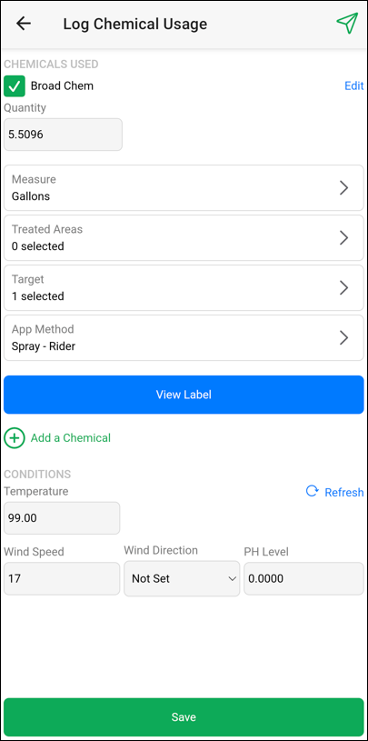 Team App - Chemical Tracking