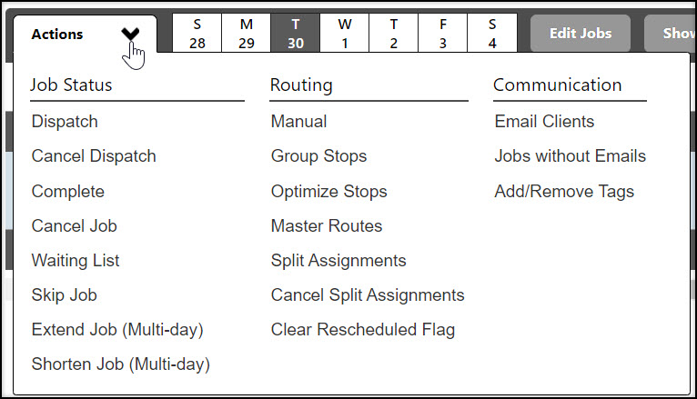 Overview of the New Dispatch Board